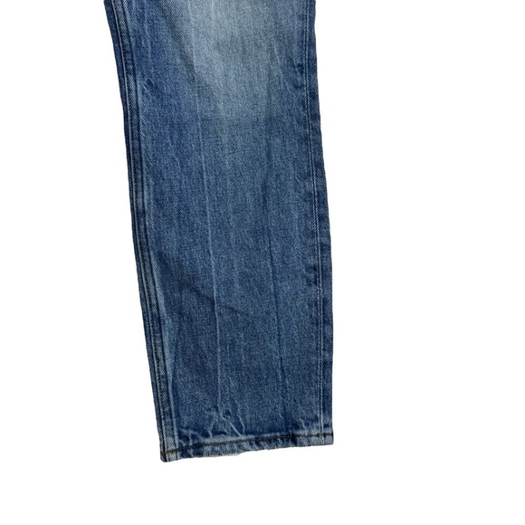 Abercrombie & Fitch High Rise Mom Jean Straight Leg Rigid Denim 25 Regular FLAW - Picture 8 of 16